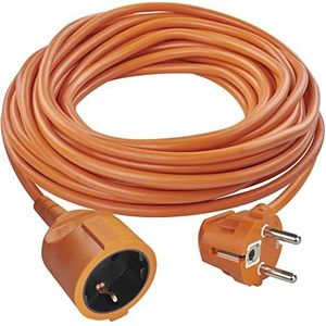EMOS Verlengkabel 15 m Schuko binnenverdeler IP20 H05VV-F3G 1,5 mm² kinderbeveiliging