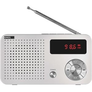 Emos E0086 - Radio - Wit - Grijs