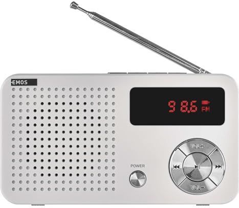 Emos E0086 - Radio - Wit - Grijs