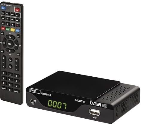 Emos - EM190-S - Satellietontvanger - Full HD - Zwart