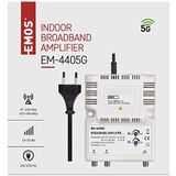 Emos EM-4405G Breedbandversterker - Zwart - Materiaal: Kunststof