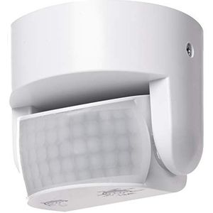 Infrarode bewegingsmelder EMOS IP65 voor binnen- en buitengebruik, detectiehoek 180°, detectiebereik 12 m, gevoeligheid 3-2000 lux, ook voor oppervlaktemontage