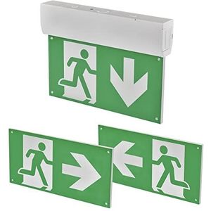 Notfall-Evakuierungsleuchte EXIT, LED 230V AC 3W 30lm 3h, mit Batterie, EMOS