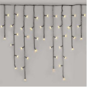 EMOS Led-kerstlichtsnoer, 3,6 m + 5 m kabel, 200 leds, 8 verlichtingsmodi, voeding met 6 uur/18 uur timer, IP44 voor binnen en buiten, warm wit