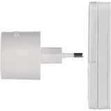 EMOS - Mini-deurbel - Wit - Batterij-aangedreven - 10 Melodieën - 150m Bereik