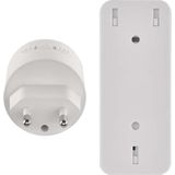 EMOS - Mini-deurbel - Wit - Batterij-aangedreven - 10 Melodieën - 150m Bereik