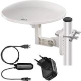 EMOS - Digitale Antenne - Voor Buiten - Active Antenne - Bereik 0-80 km