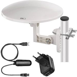 EMOS - Digitale Antenne - Voor Buiten - Active Antenne - Bereik 0-80 km
