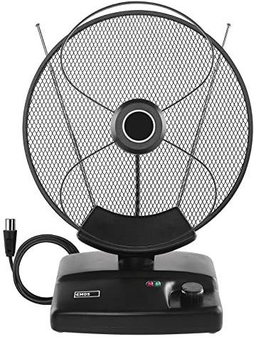 Emos - CITY ORBI-C200 - Binnenantenne - Zwart - DVB-T2 - DAB/DAB+