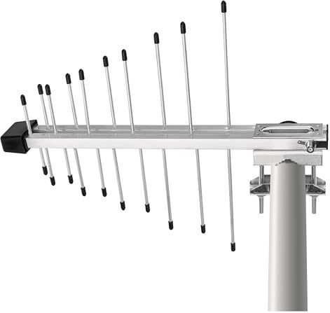Emos - J0806 - SAT Antenne - Grijs - Buitengebruik - 10 Meter Kabel