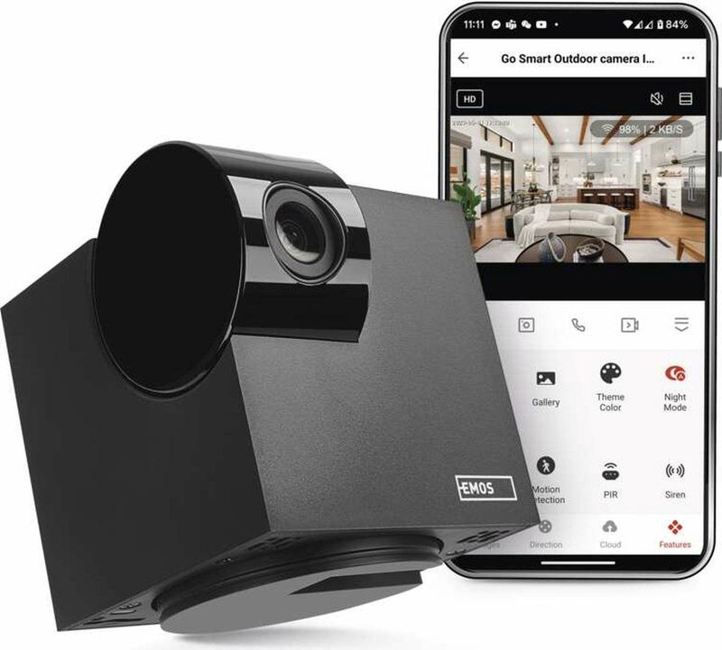 Slimme Camera - Groothoeklens - 3MP Resolutie - Nachtzicht - Communicatie