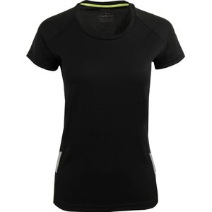 Frauen Sport t -Shirt Jumper Black XL - atmungsaktiv und flexibel