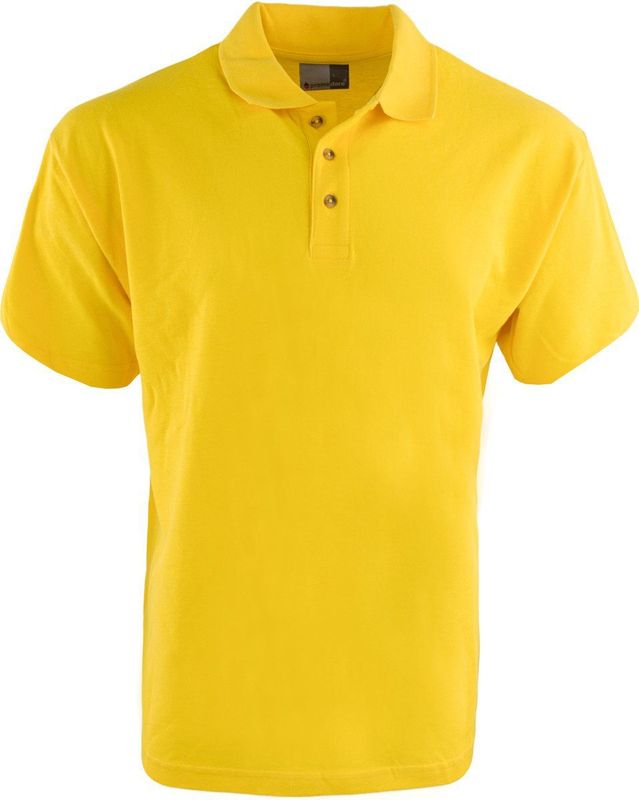 Men's polo shirt promodoro heavy gold