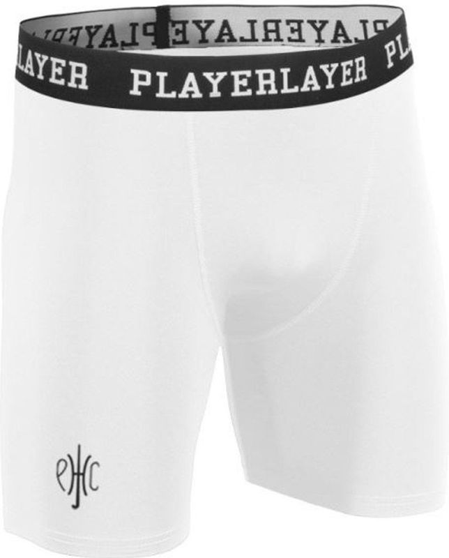 PlayerLayer - Heren Elastische Shorts - Wit - Ademend en Flexibel
