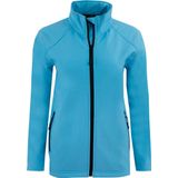 Uniwear - Dames Softshell Jas - Turquoise - Winddicht - Ademend
