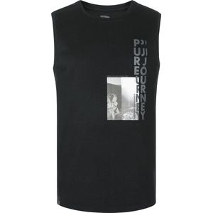 Loaf Boston - Ademend Heren Tanktop - Zwart - 100% Katoen