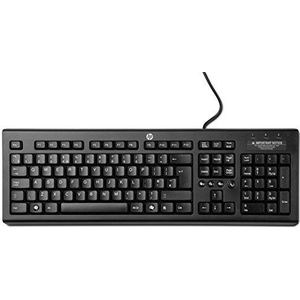 HP Classic (WZ972AA) bekabeld toetsenbord (QWERTZ, USB-kabel) zwart