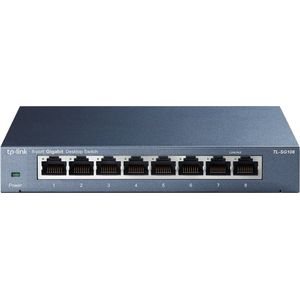 Gigabit-Switch - Zwart - 2000 Mbit/s - Auto-MDI/MDIX