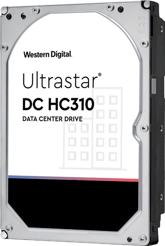 Western Digital - Ultrastar DC HC310 - Harde Schijf - 6 TB - SAS-Interface - 7200 RPM