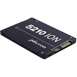 Micron 5210 ION Solid State Drive met 2.5 ""7680 GB Serial ATA III QLC 3D NAND - interne Solid State Drives drive drive drive drive (7680 GB, 5400 MB/s, 6 GB/s)