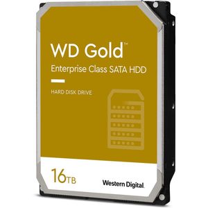 WD - Gold - Harde Schijf - Goud - 16 TB - SATA