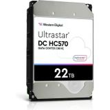 Western Digital Ultrastar DC HC570, 3.5"", 22 TB, 7200 RPM