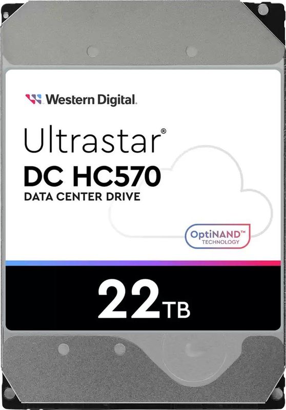 Western Digital - Ultrastar DC HC570 - Harde Schijf - Zilver - 22 TB - 3,5 inch