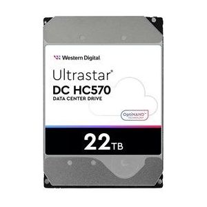 WD Ultrastar DC HC570 - Vaste schijf 22 TB - intern - 3.5"" - SAS 12Gbs - 7200 tpm -buffer: 512 MB