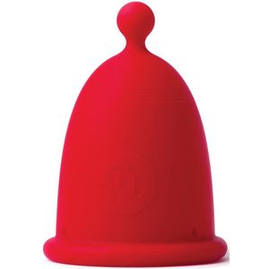 Whoop·de·doo - Menstrual Cup Light - Menstruatiecup - Rood - Silicone