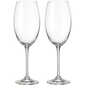 Crystal Bohemia Rode Wijnglas Fulica 510ml 6 stuks