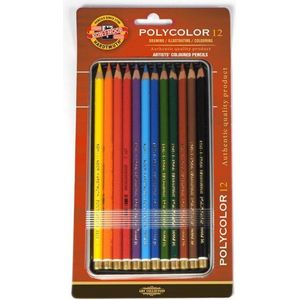 Koh-I-Noor Polycolor set of artists´ coloured pencils 3822 12
