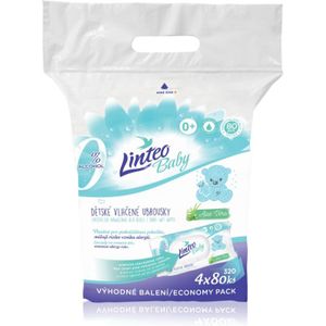 Linteo - Baby Pure & Fresh - Vochtige Doekjes - Grote Verpakking 4x80 st