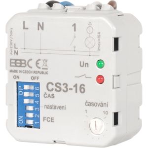 ELEKTROBOCK - CS3-16 - Tijdschakelklok - 230 V - 16 A - Multifunctioneel