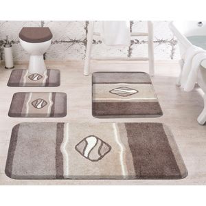 GRUND JEWEL WC-Vorleger 55 x 50 cm Beige-17128145