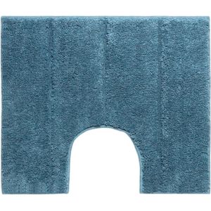 Casilin Ray - Antislip WC-mat - Toilet mat met uitsparing - 50x60cm - Ocean - Blauw