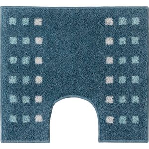 Casilin Brica - Antislip WC mat- Toilet mat met uitsparing - Ocean -  Blauw- 60 x 55cm