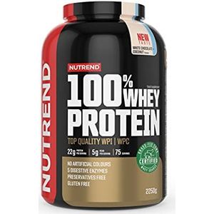 Nutrend - 100% Whey Protein (White Chocolate/Coconut - 2250 gram) - Eiwitpoeder