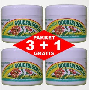 Dr.Dudek GOUDSBLOEMZALF PAKKET (3+1 GRATIS) - Calendula zalf - Goudsbloem