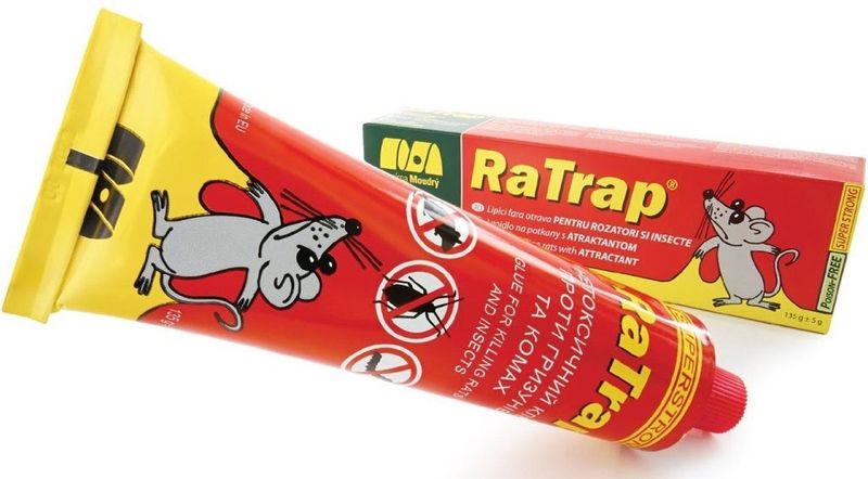 Papirna Moudry - RaTrap Muizen- en Rattenlijmtube - 135 Gram