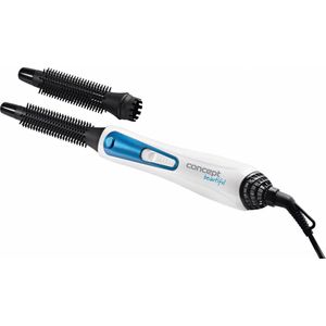 CONCEPT KF-1310mo heteluchtborstel, 2 opzetstukken 20 en 10 mm, blauw