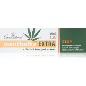 Cannaderm Mentholka EXTRA cooling lubrication Hennep Verkoelende Gel met Menthol 150 ml