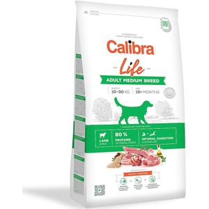 CALIBRA - Life Adult Medium Breed - Droog Hondenvoer - Lam - 12kg