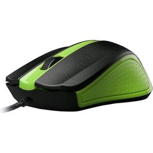 Tech Air C-Tech muis (WM-01G) (Bedraad), Muis, Zwart, Groen