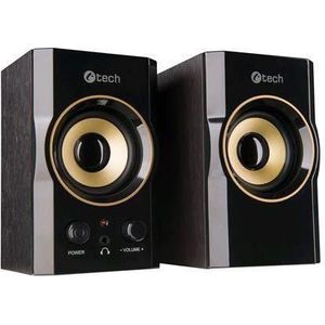 Tech Air - C-Tech SPK-11 - Computerspeakers - Zwart - Goud - Hout
