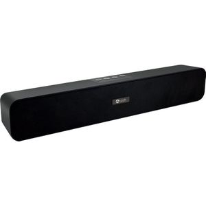 C-Tech -06 soundbar luidspreker Zwart (10 W, 2.0 Kanaal), Soundbar, Zwart