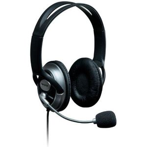 Hoofdtelefoon - Zwart - Binauraal - Bedraad - 2 m Kabellengte