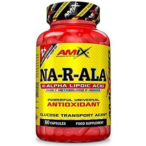 AMIX - Voedingssupplement - NA R ALA in een doos met 60 capsules - grote antioxidatie-eigenschappen - ideaal als energievoorziening - snelle metabolisatie