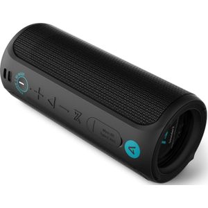 Lamax SOUNDER2 draagbare luidspreker draagbare stereo luidspreker (12 h, Oplaadbare batterij), Bluetooth luidspreker, Blauw, Zwart