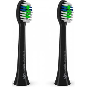 TrueLife - SonicBrush Compact Heads - Vervangende Opzetstuk - Zwart - 2 st