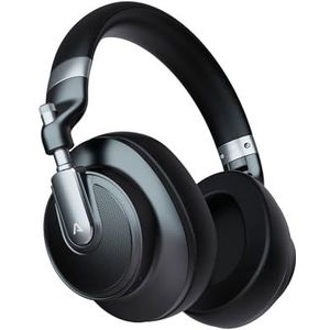 Lamax HighComfort ANC koptelefoon met draad & draadloze hoofdband muziek USB Type-C Bluetooth Zwart (ANC, 50 h, Bedraad, Draadloze), Koptelefoon, Zwart